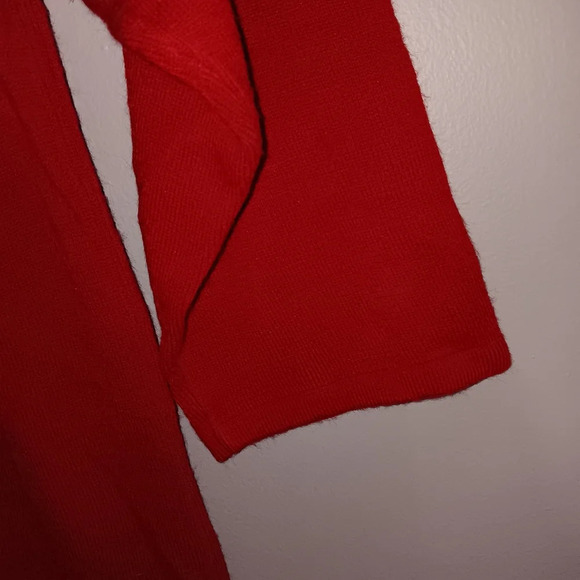 Venezia lane Bryant jeans women's tunic sweater size 22/24 red long slee… - Picture 3 of 6